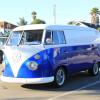 Royal Blue Candy Color Pearls VW Micro Bus Van.