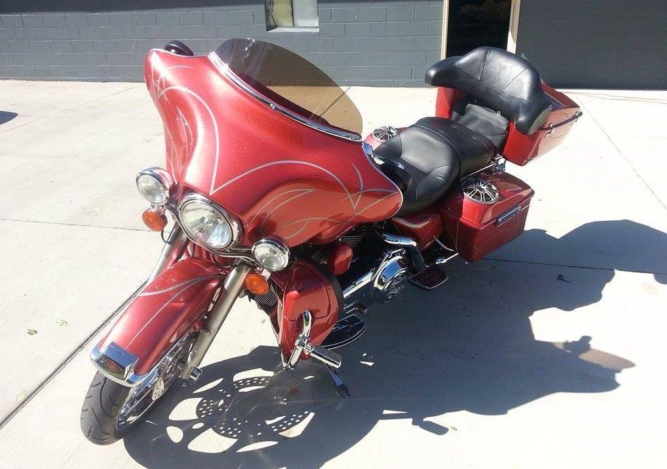 2007 Crystal Wine Red Candy Electra Glide