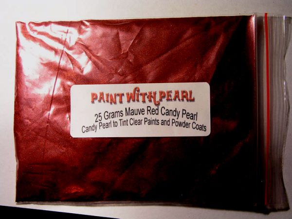 25 Gram Bag Mauve Rose Red Candy Color Pearls ®.