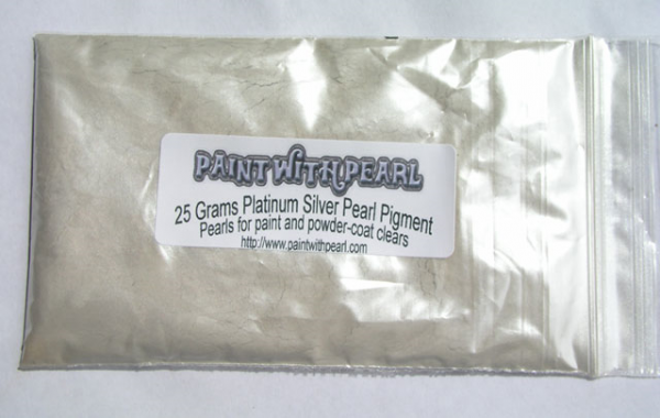 25 gram bag of Platinum Silver Phantom Pearl