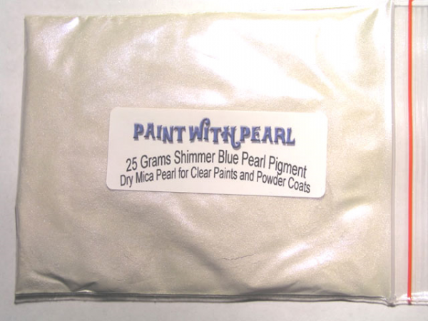 25 gram bag of Blue Shimmer Phantom Pearl