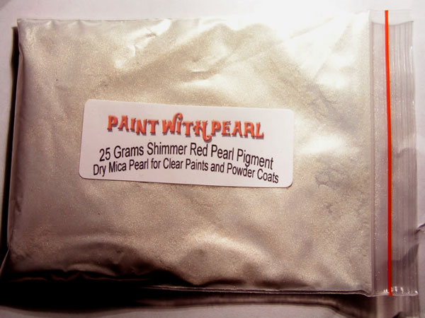 25 gram bag of Shimmer Red Phantom Pearl