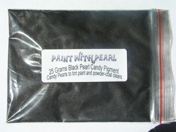 25 Gram Bag Gunmetal Black Candy Color Pearls ®.