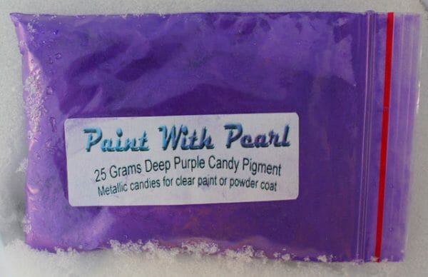 25 gram Bag of Deep Purple Candy Color Pearls