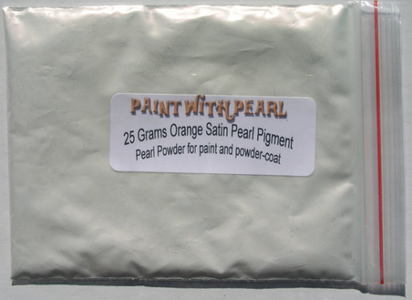 25 gram bag of Orange Satin Phantom Pearl