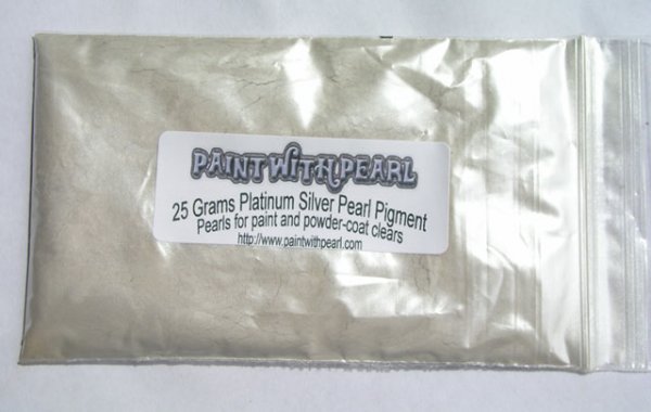 25 gram bag of Platinum Silver Phantom Pearl