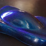 Our Aqua Blue Purple Colorshift Pearls Metal Flake . Colorshifting.