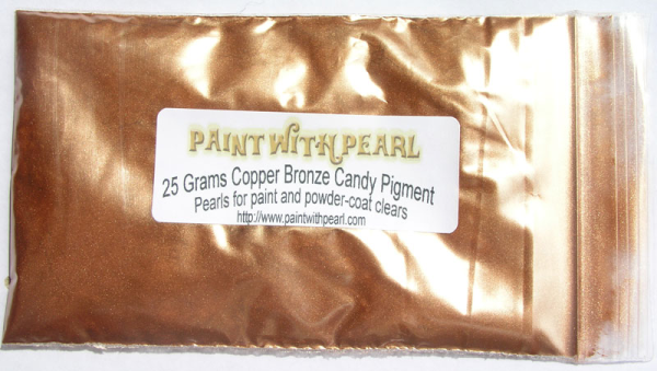 Bronze Copper Candy Color Pearls - Copper Metallic Pigment - Image 2