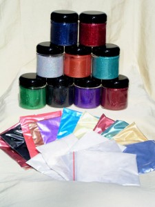 Pigment Sample Packs - Mini Pro Painter Pack 25 includes all types of Pearl Pigments and Flake.