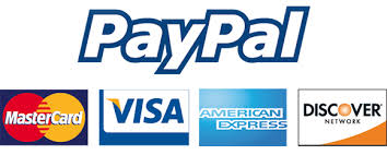 These are the main forms of payment we accept! Visa, Mastercard, American Express, Discover, and Paypal.