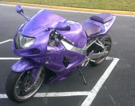Purple Candy Pearl Motorcycle