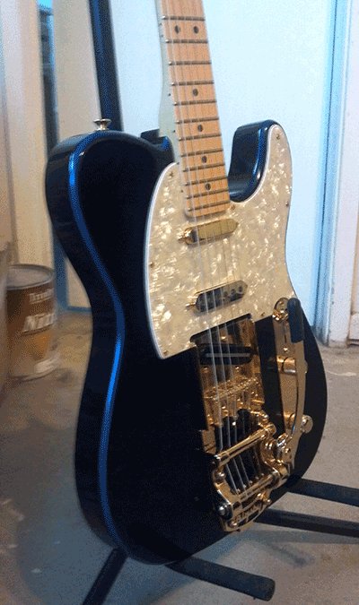 Violet Blue Fender Telecaster Custom Paint