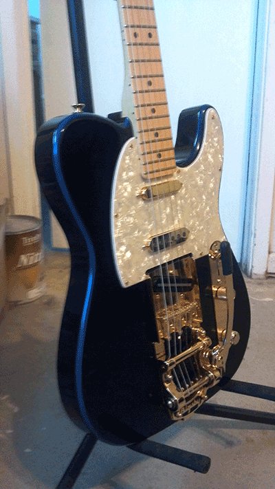 Violet Blue Fender Telecaster Custom Paint