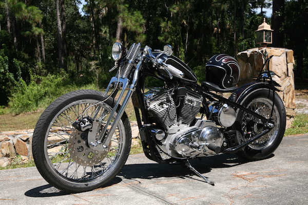 Apple Red Metal Flake Sportster